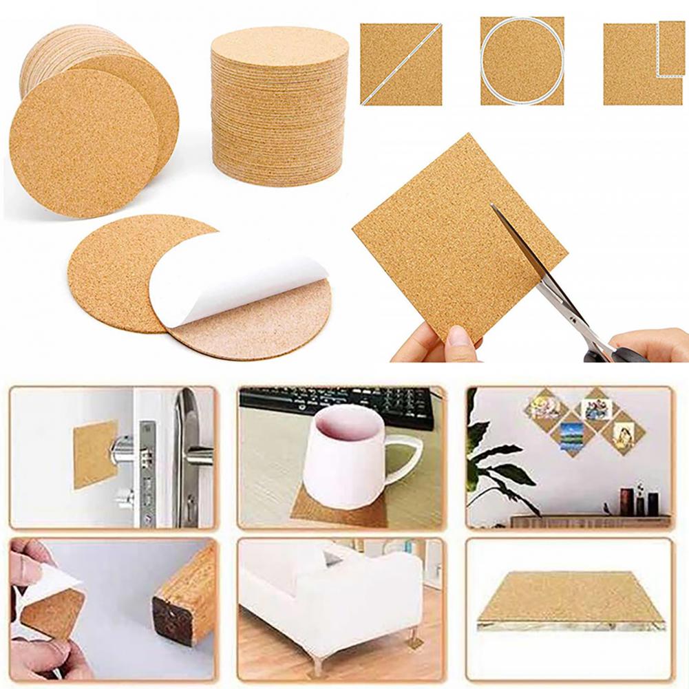 Home Bar Supplies - 10 pçs porta-copos de cortiça quadrado