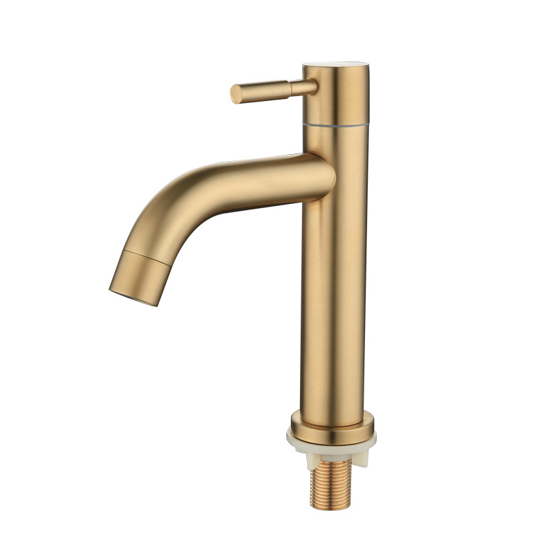 Home Bar Sink - 304 aço inoxidável escovado ouro único