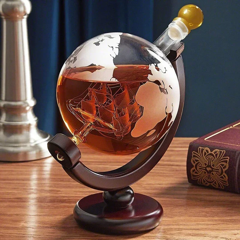 Decanter Globe Set - Conjunto Criativo de Decantador Globo com