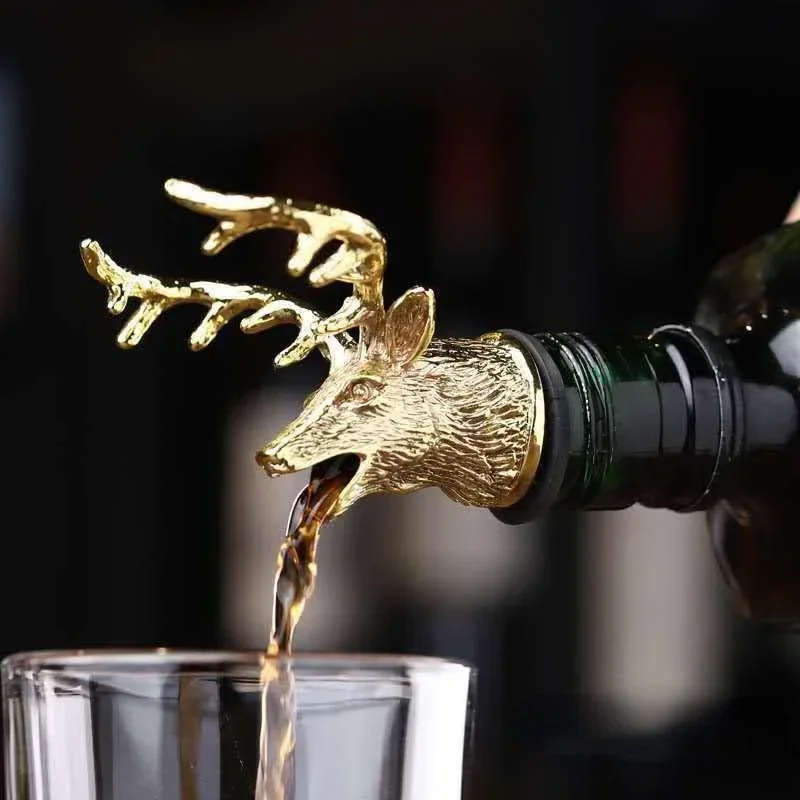 Wine Preservation Pump - Rolha de vinho tinto em aço
