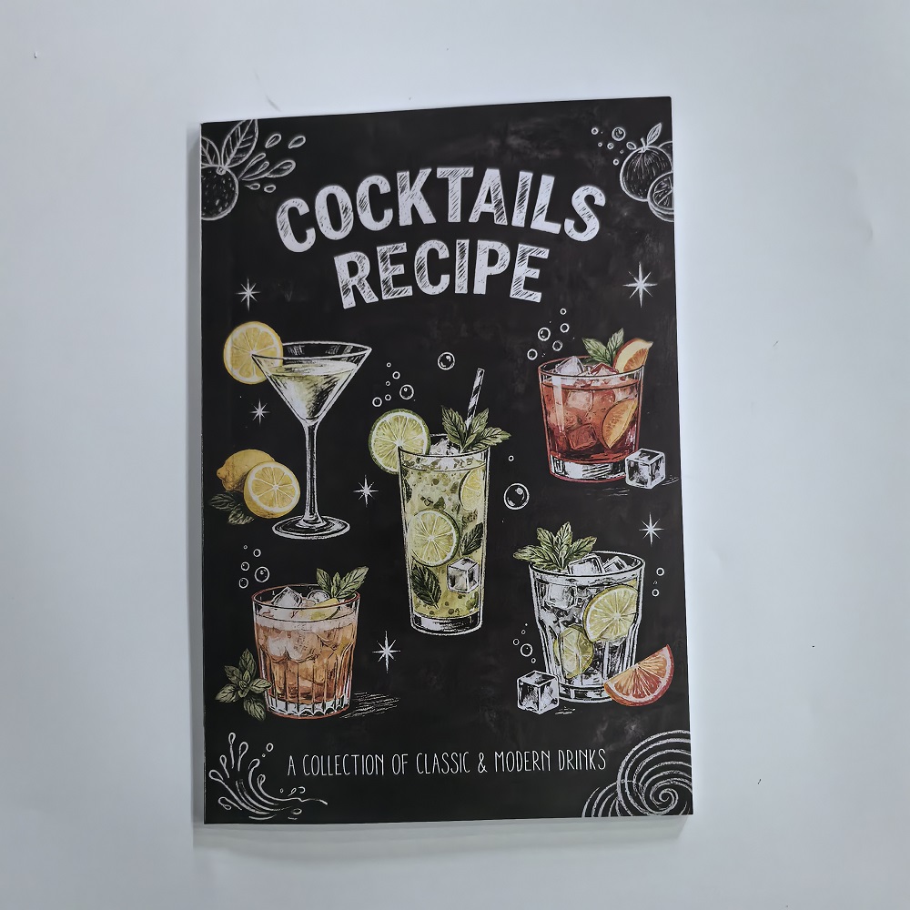 Cocktail Recipe Book - Livro de Receitas de Coquetéis Clássicos