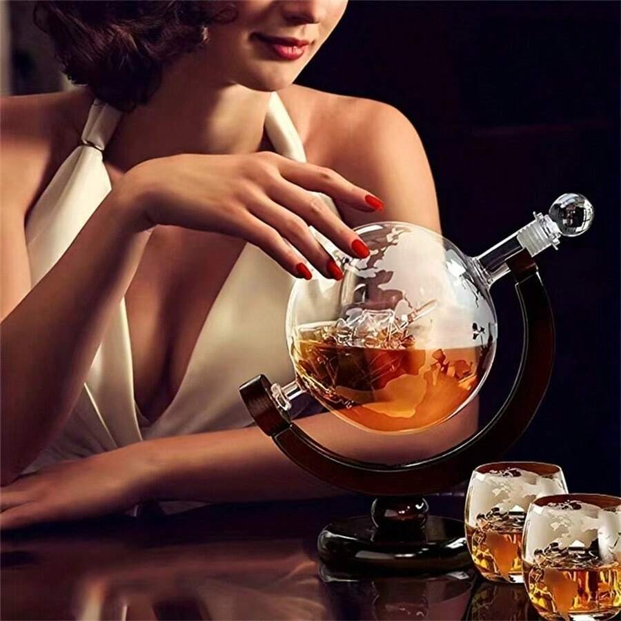 Decanter Globe Set - Conjunto de 1 ou 3 peças