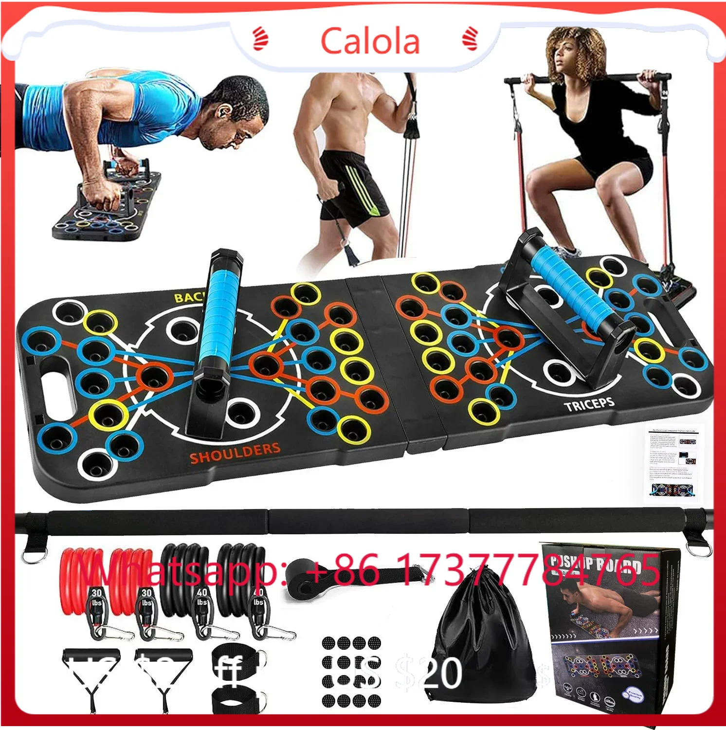 Home Bar Setup Kit - Conjunto Multifuncional de Barra de Pilates