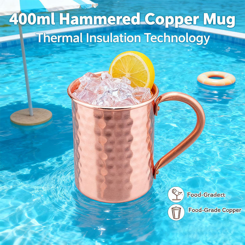 Mule Copper Mug - Novas Canecas 100% Cobre Puro Sólido