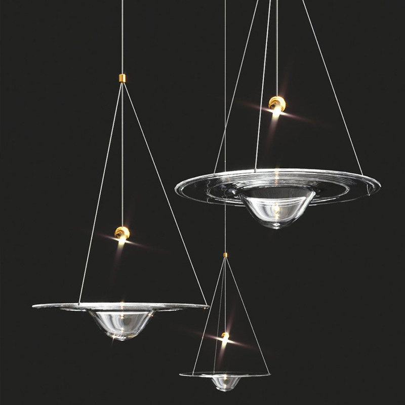 Home Bar And Counter - Lustre Minimalista em Forma de Disco