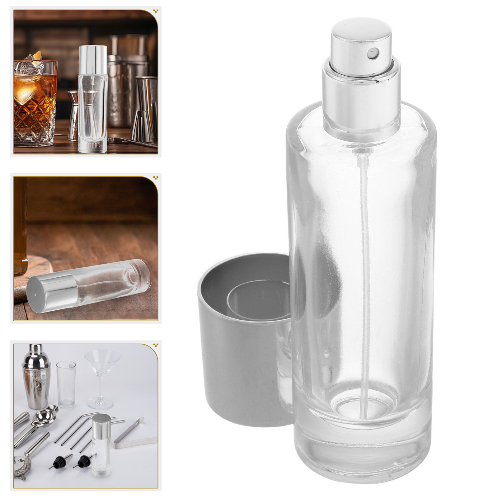 Bitters Bottle Set - Frasco Spray de Cristal de 30