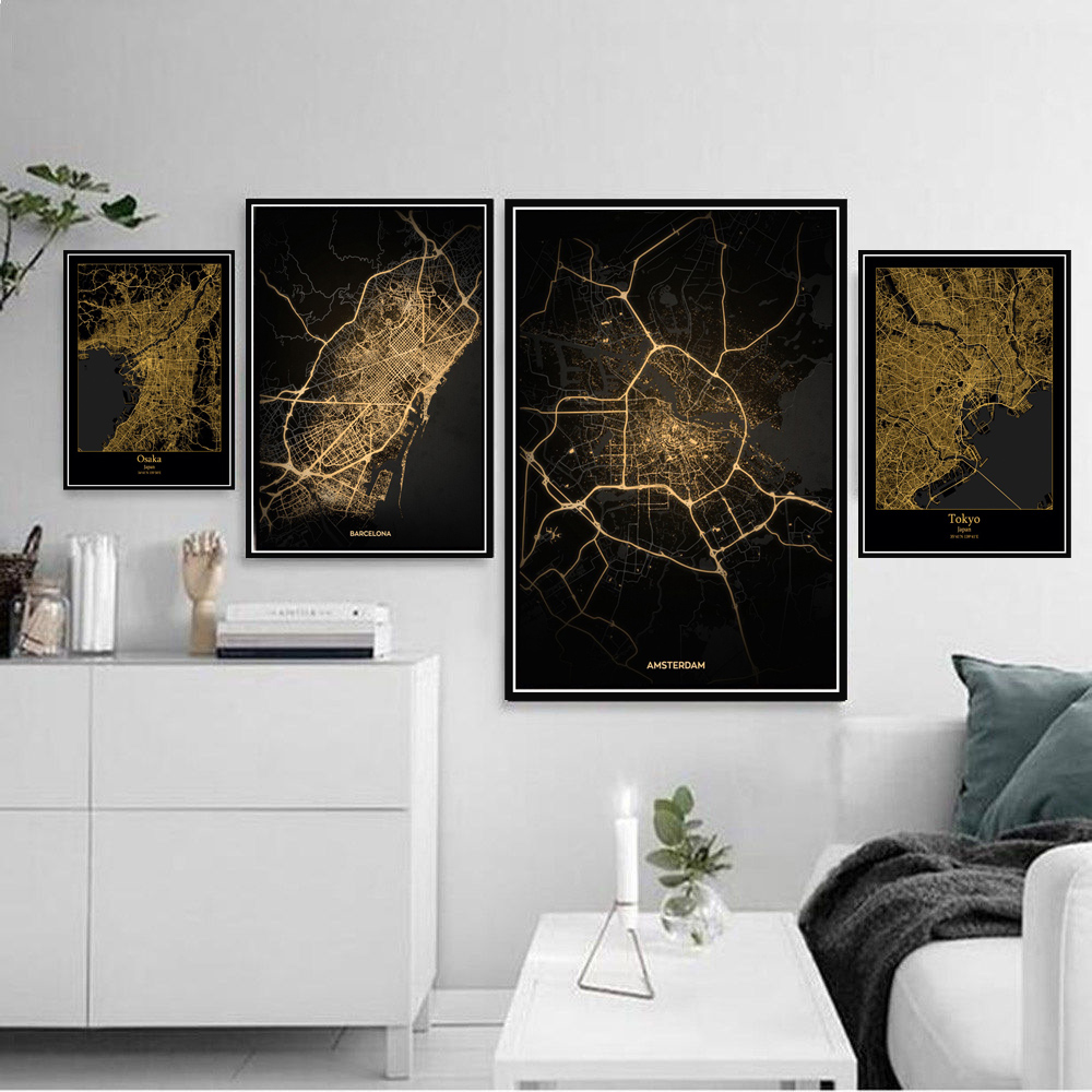 Home Barcelona - Poster prints amsterdam tóquio barcelona moderno