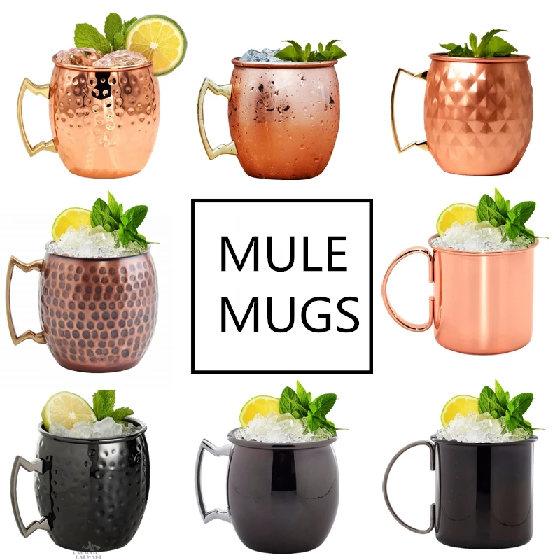 Mule Copper Mug - Metal Moscow Mule Cobre Canecas, Caneca