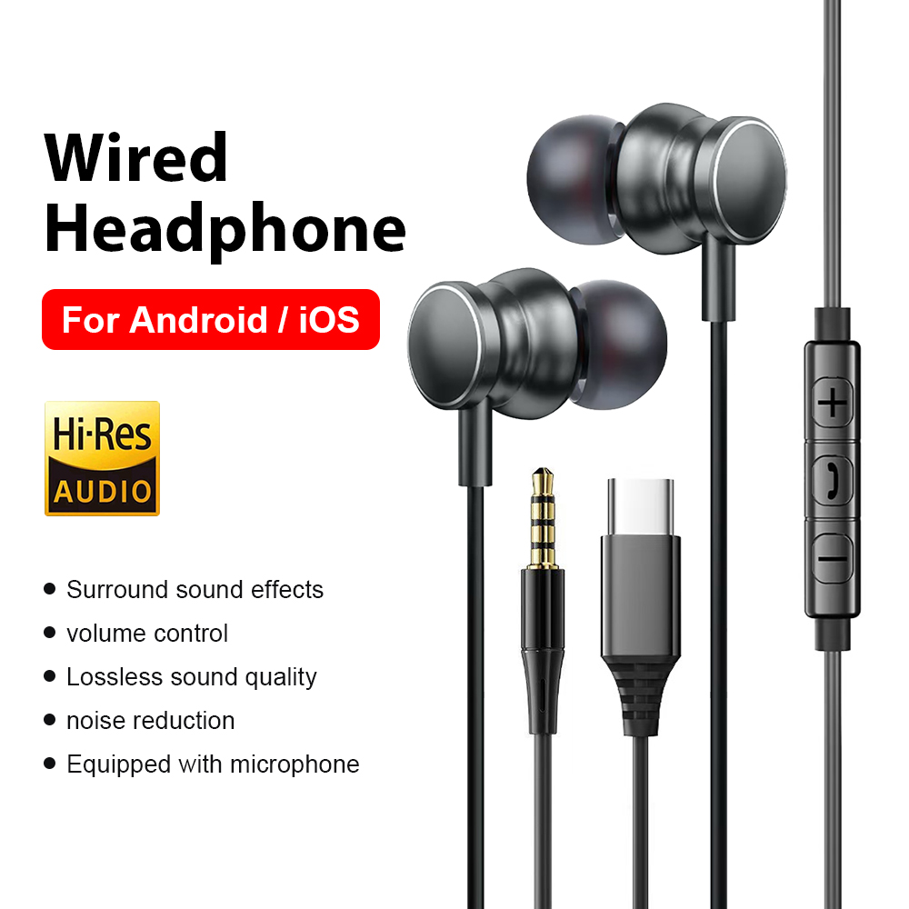 Home Bar Iphone - Tipo c com fio fones de