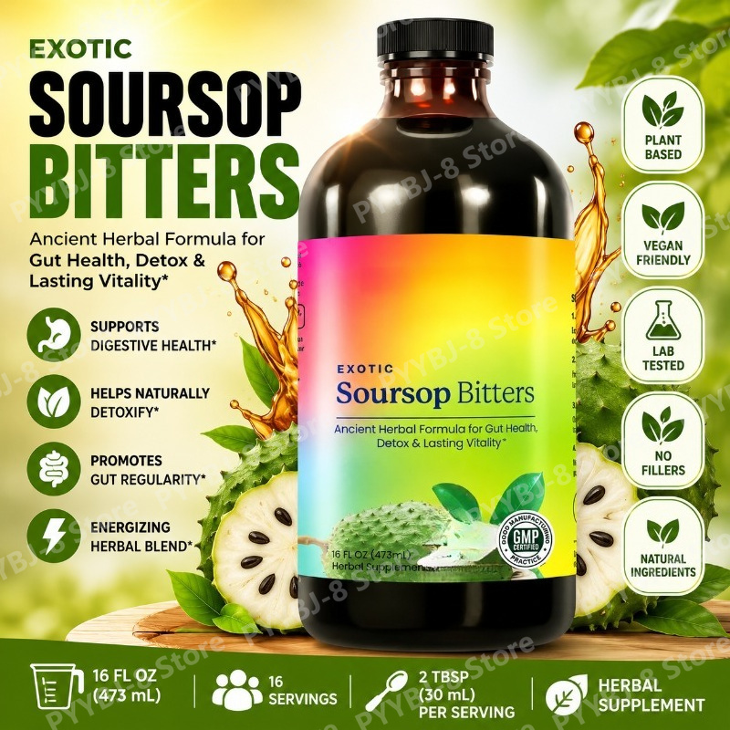 Bitters Bottle Set - Gotas Líquidas de Soursop Bitters 473ml