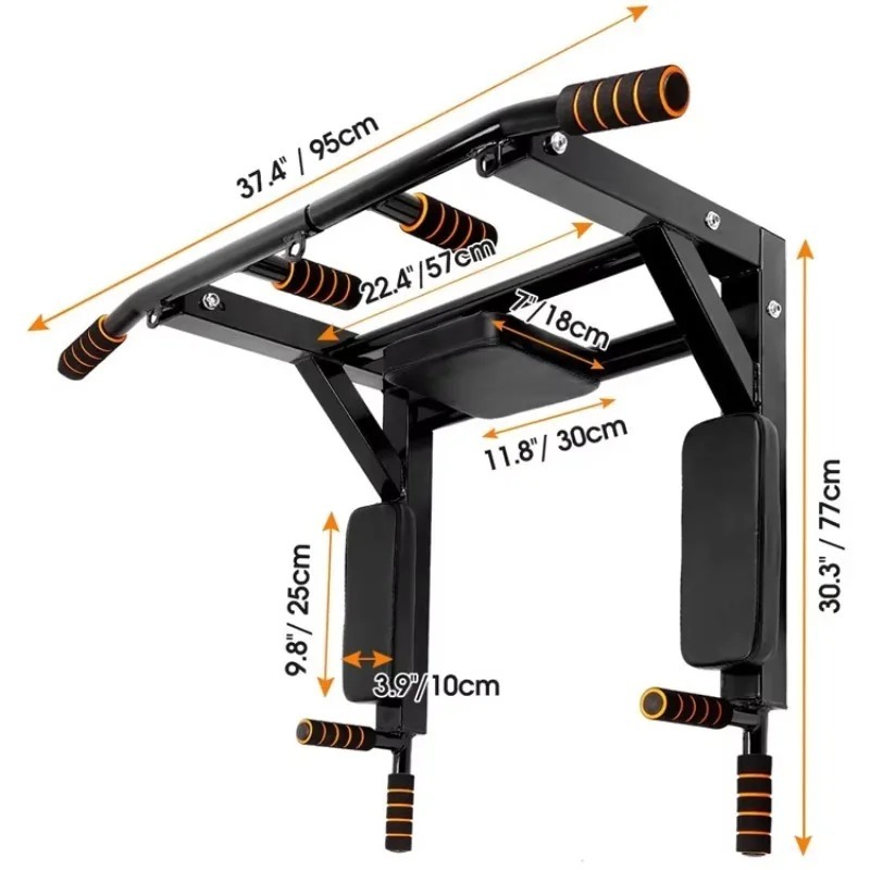 Home Bar And Gym - Barra de Exercícios Montada na Parede