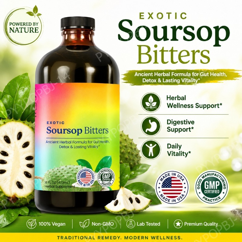 Suplemento Herbal de Soursop E - Bitters Bottle Set avaliação e preço