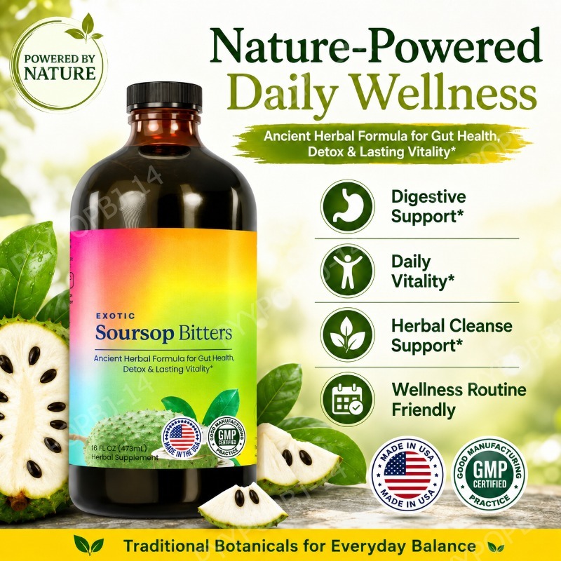 Suplemento Herbal de Soursop E - Bitters Bottle Set avaliação e preço
