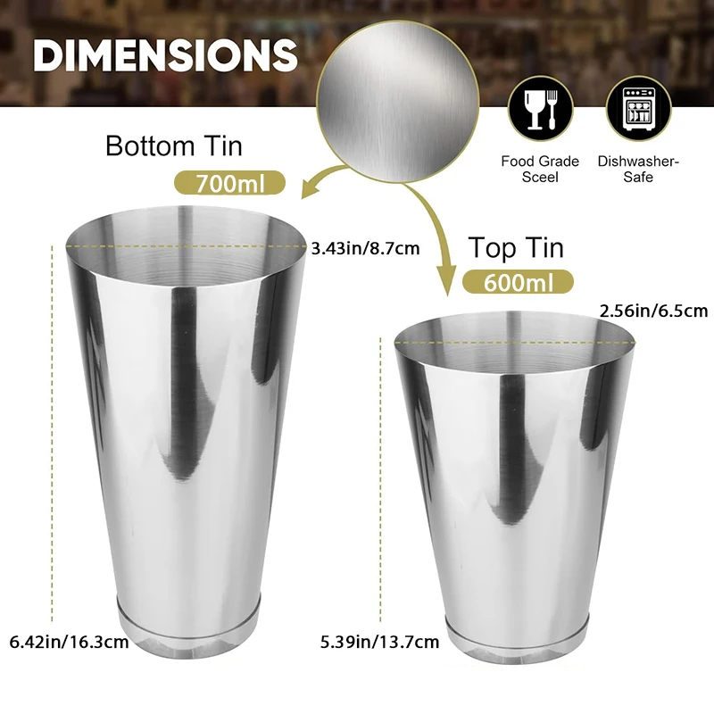 Conjunto de Coqueteleira Bosto - Boston Shaker Set avaliação e preço