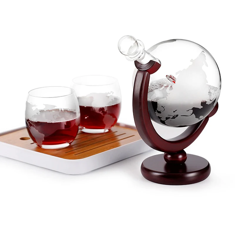 Decantador de uísque globo con - Decanter Globe Set avaliação e preço