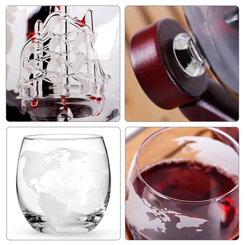 Decantador de uísque globo con - Decanter Globe Set avaliação e preço
