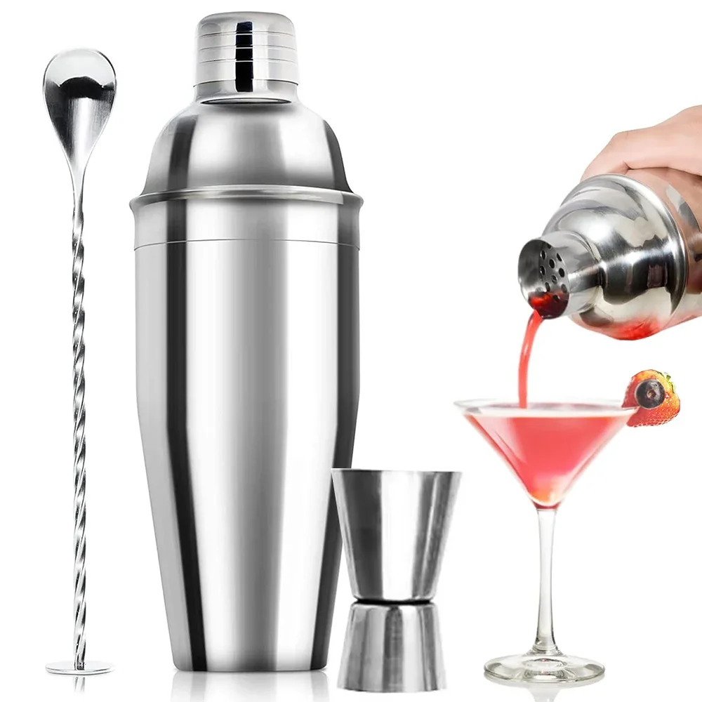 3/6 pçs cocktail shaker ferram - Boston Shaker Set avaliação e preço