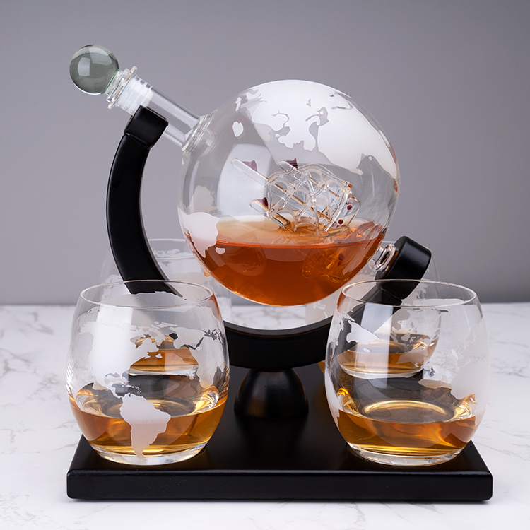 Venda de fábrica personalizado - Decanter Globe Set avaliação e preço