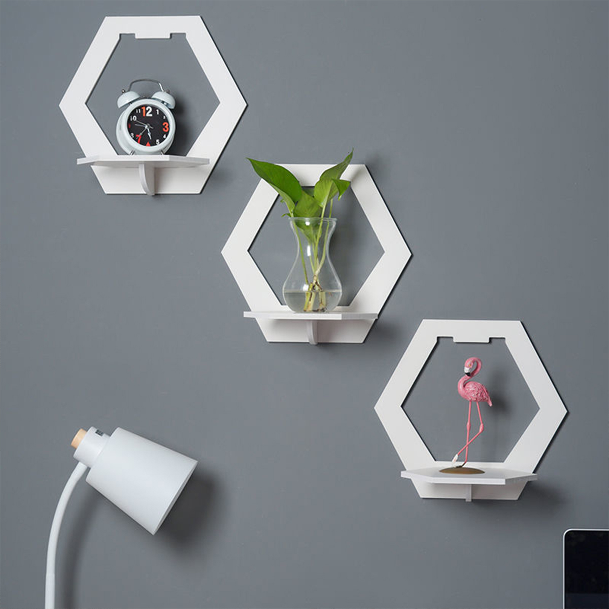 3 pçs organizador de parede co - Home Bar Shelf avaliação e preço