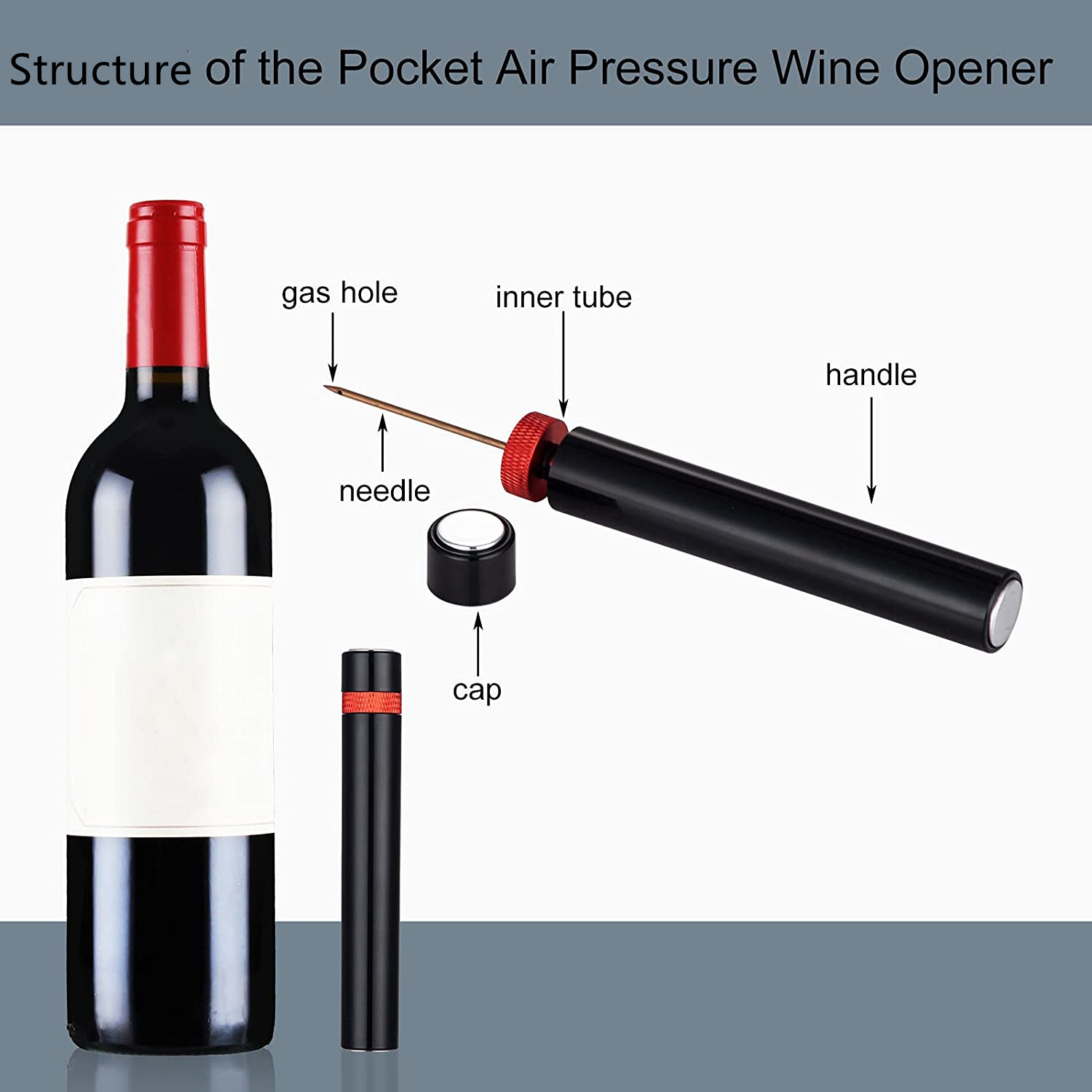 Abridor de garrafa de vinho po - Wine Preservation Pump avaliação e preço