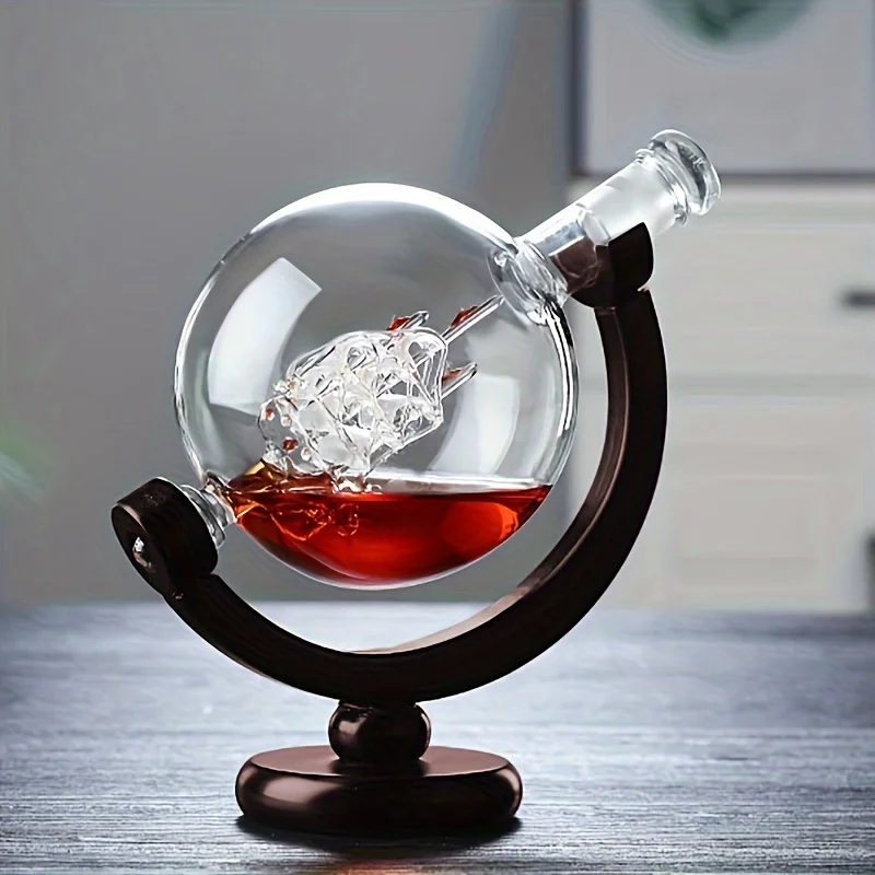 Decantador de uísque em forma  - Decanter Globe Set avaliação e preço