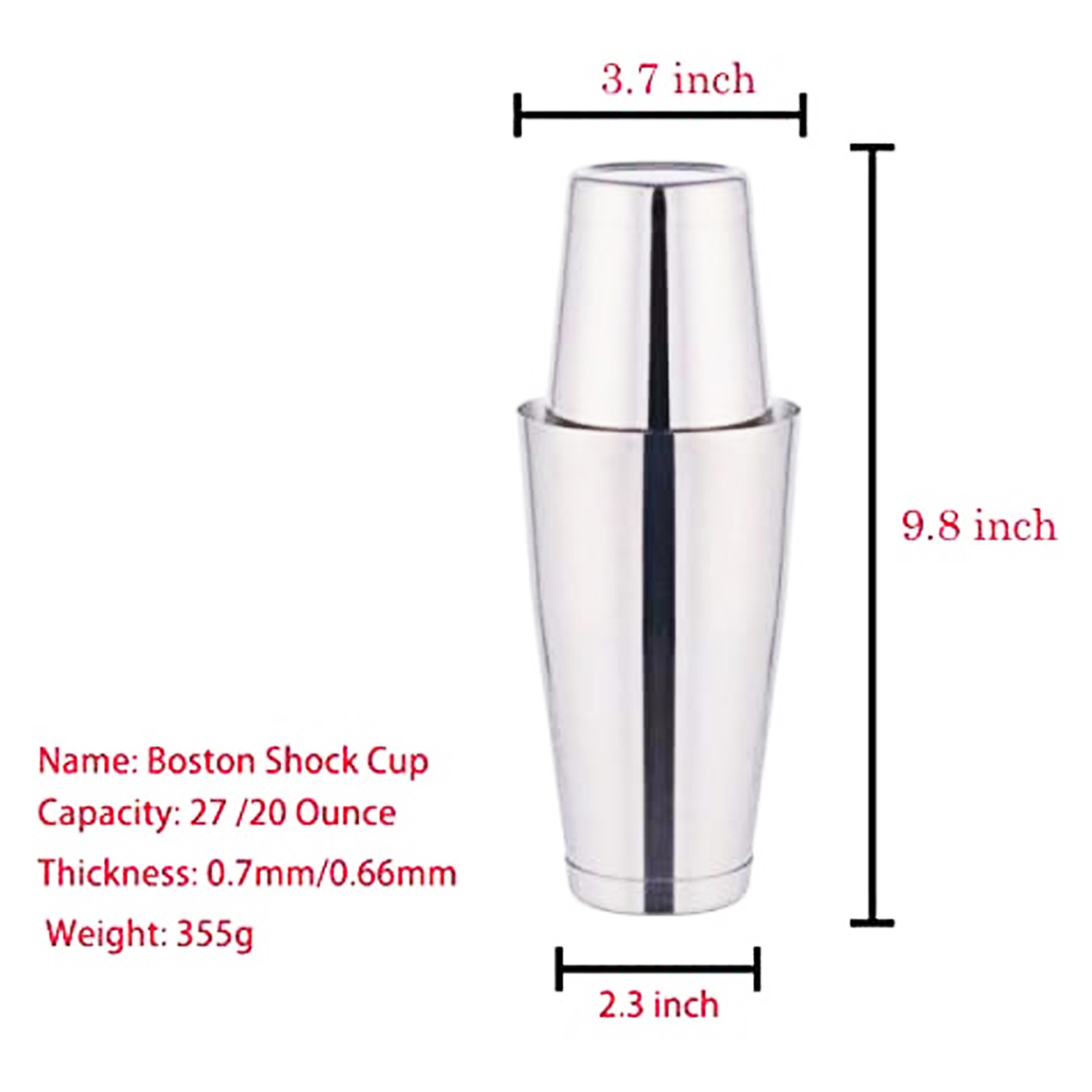 Conjunto de Coqueteleira Bosto - Boston Shaker Set avaliação e preço