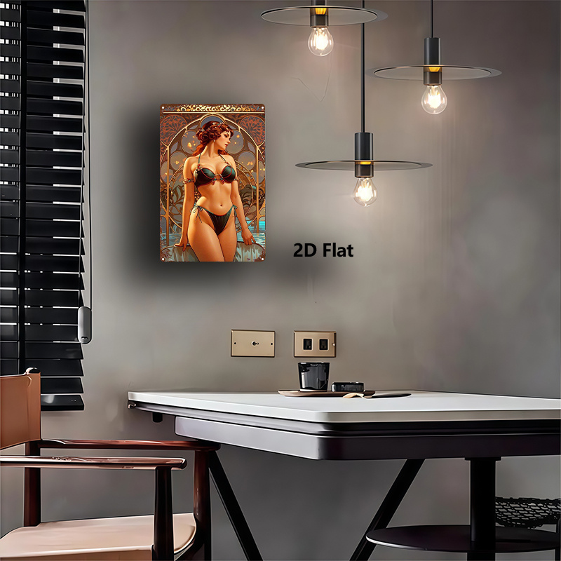 Placa Metálica Plana 2D, Decor - Home Bar And Kitchen avaliação e preço