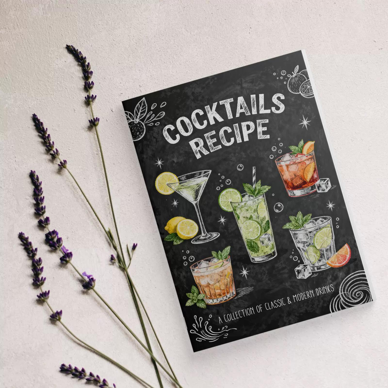 Livro de receitas de coquetéis - Cocktail Recipe Book avaliação e preço