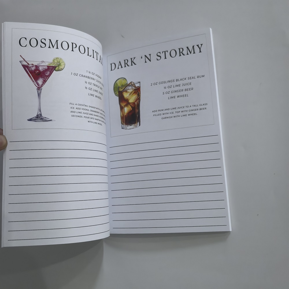 Livro de receitas de coquetéis - Cocktail Recipe Book avaliação e preço