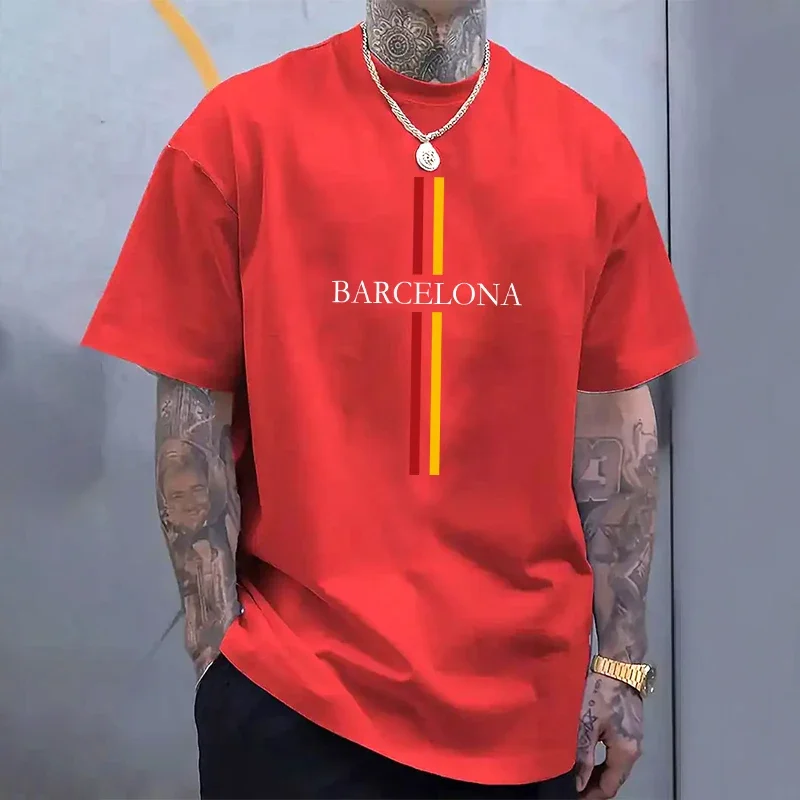 Camiseta Masculina de Algodão  - Home Barcelona avaliação e preço