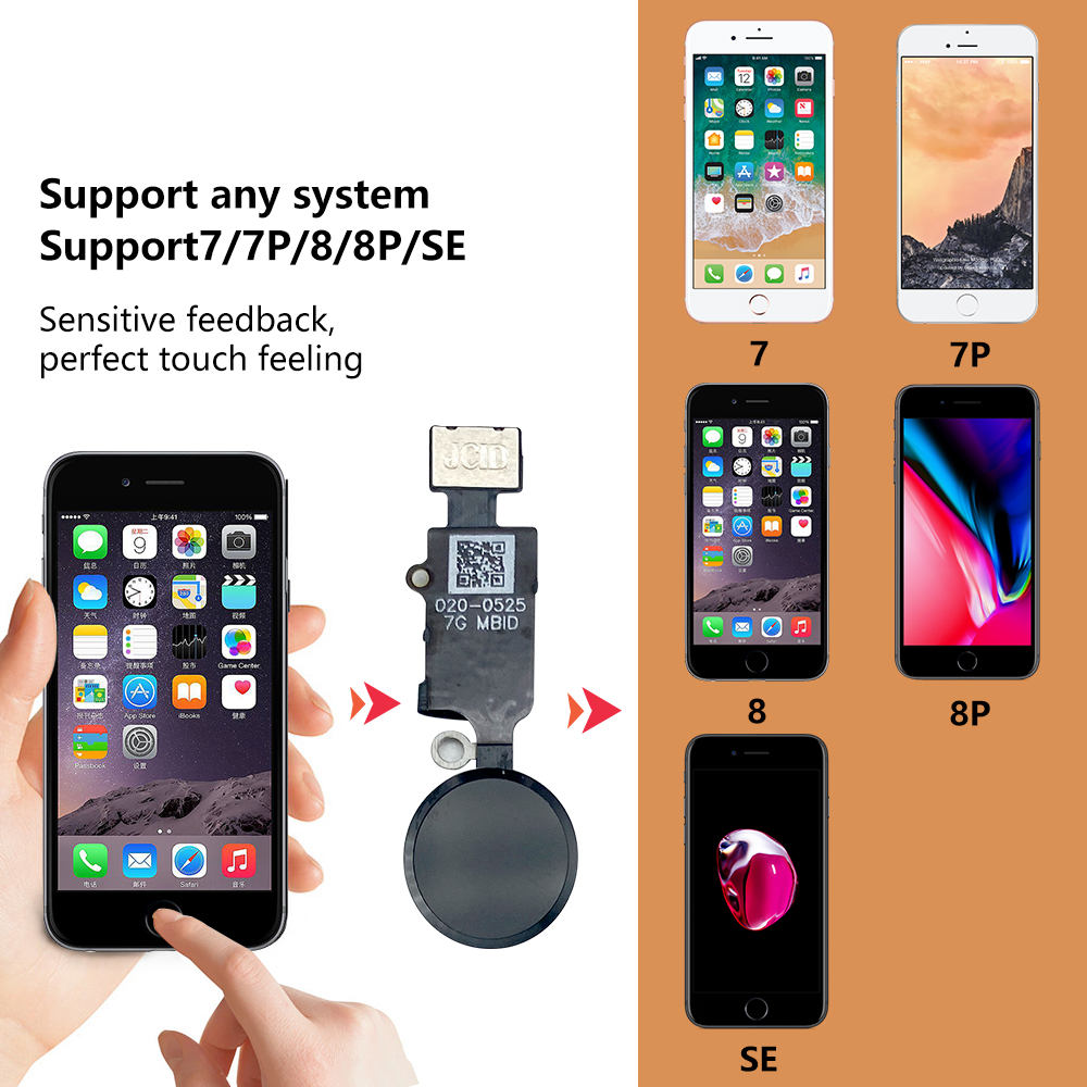JC 6th 3D Home Button Flex Par - Home Bar Iphone avaliação e preço