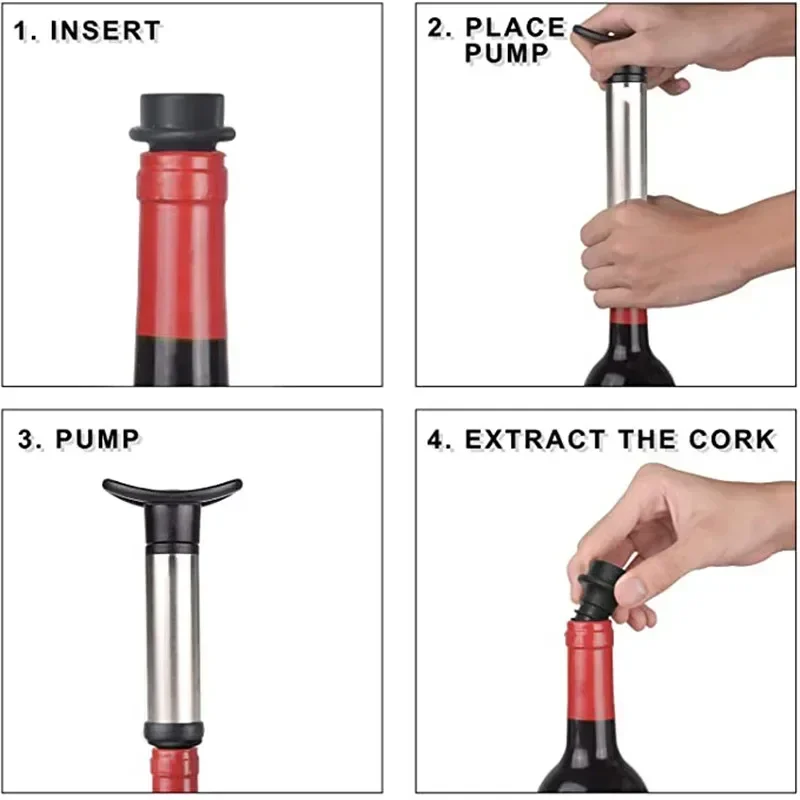 Kit de bomba de vinho a vácuo  - Wine Preservation Pump avaliação e preço