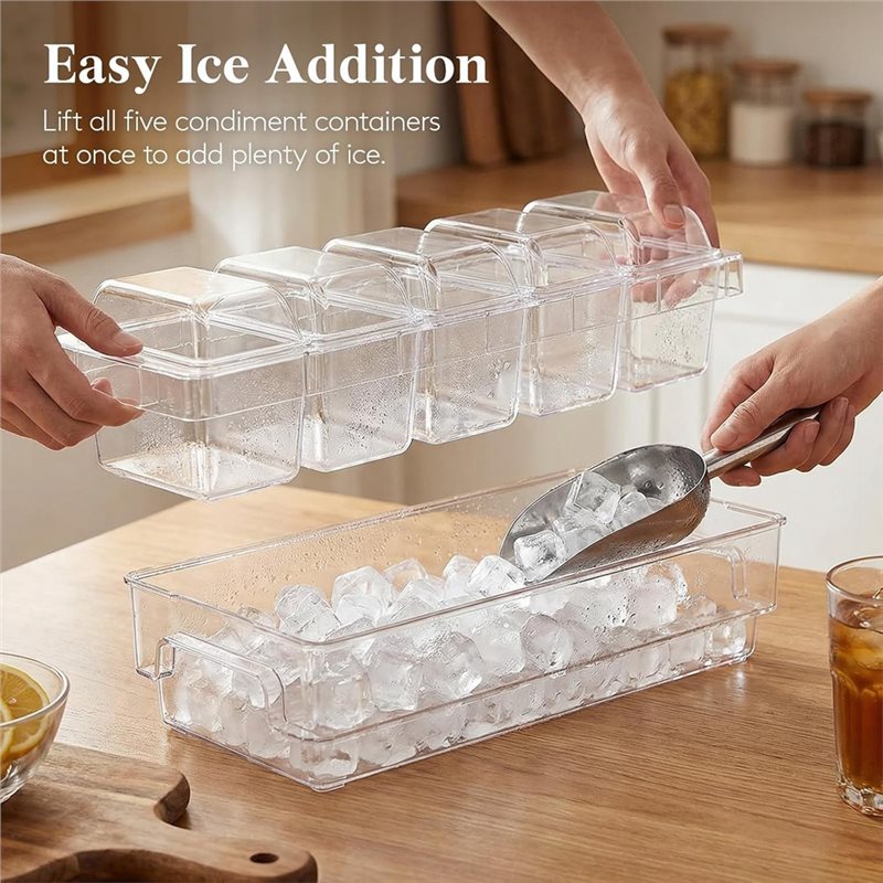 AB46 - Para Suprimentos de Bar - Garnish Tray Set avaliação e preço