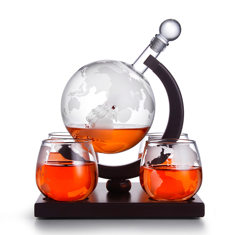 Globo decantador de vidro para - Decanter Globe Set avaliação e preço