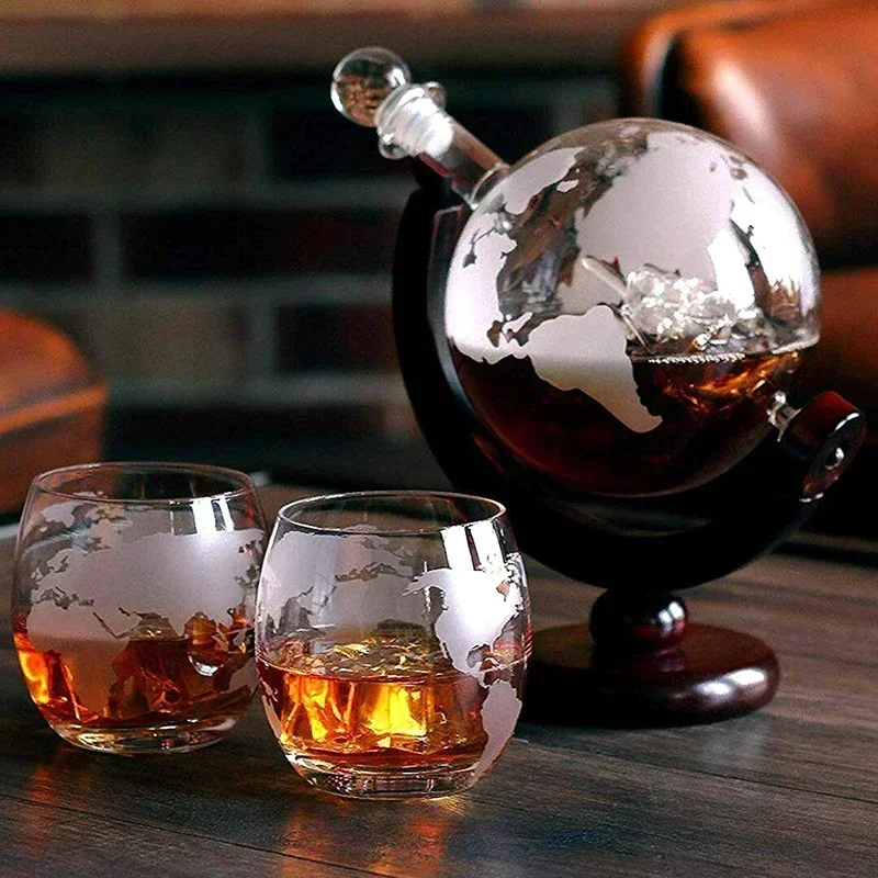 Decantador De Globo Criativo C - Decanter Globe Set avaliação e preço