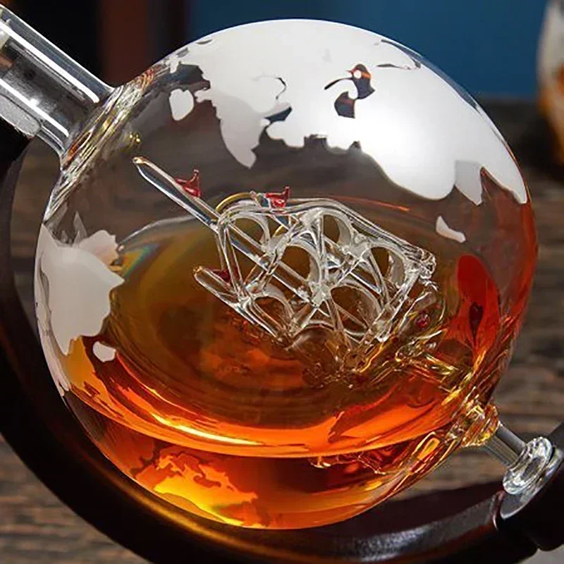 Decantador De Globo Criativo C - Decanter Globe Set avaliação e preço