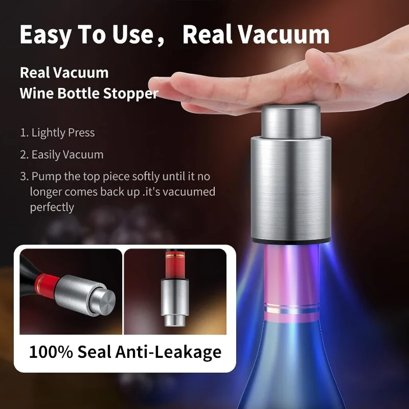 Rolhas de garrafa de vinho a v - Wine Preservation Pump avaliação e preço