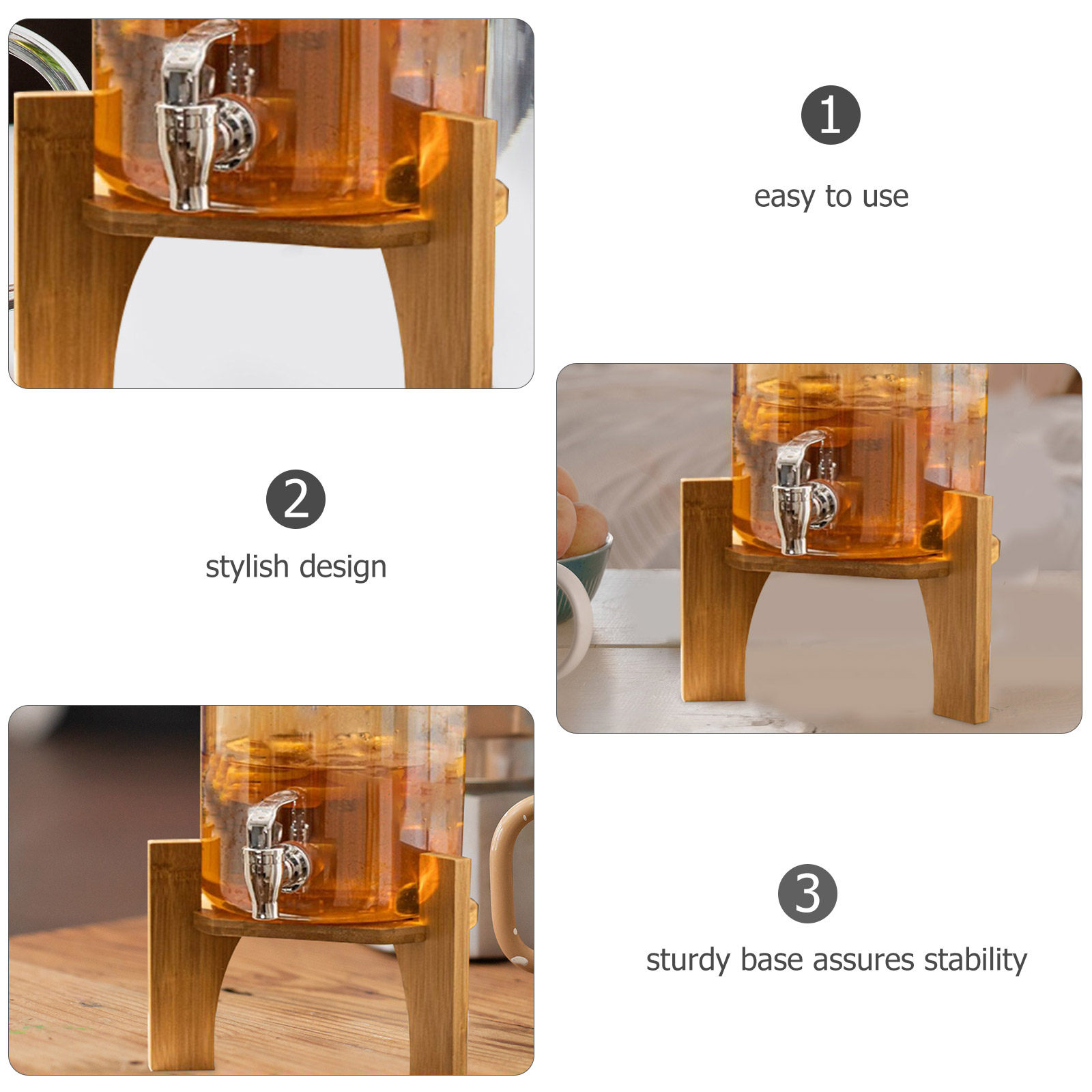 Suporte Elegante de Madeira pa - Home Bar Shelf avaliação e preço
