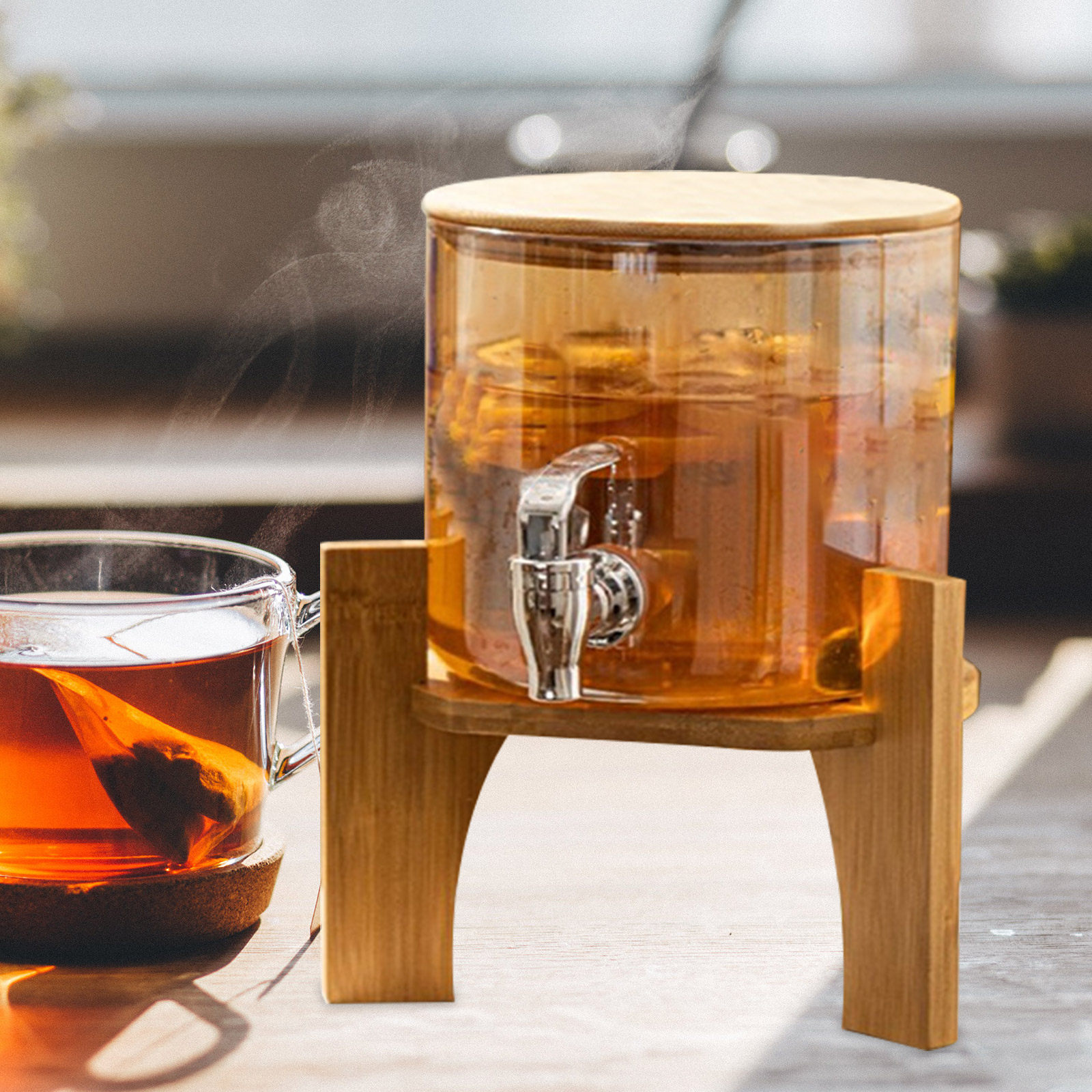 Suporte Elegante de Madeira pa - Home Bar Shelf avaliação e preço