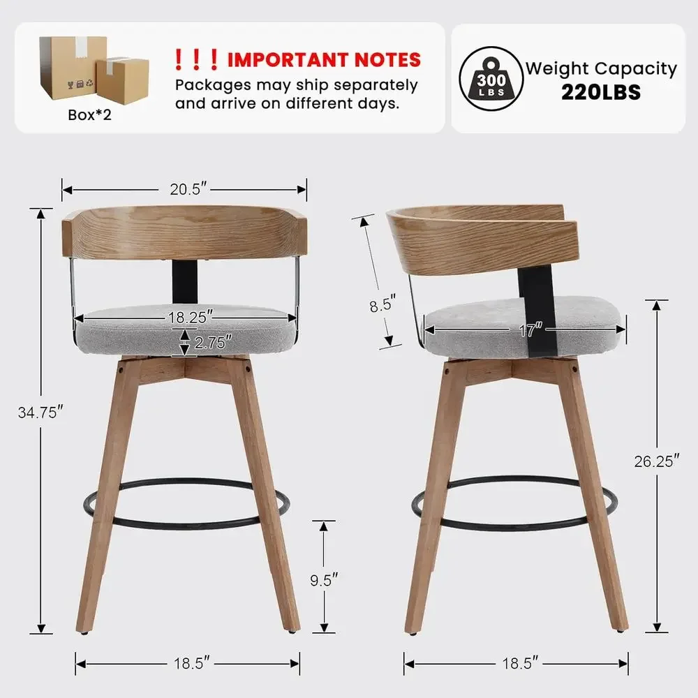 Conjunto de 2 Banquetas de Bar - Home Bar And Counter avaliação e preço