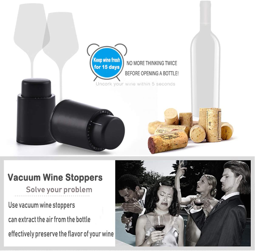 Rolha de garrafa de vinho a vá - Wine Preservation Pump avaliação e preço