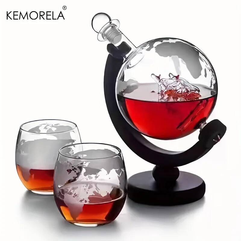 Conjunto de decantador de uísq - Decanter Globe Set avaliação e preço