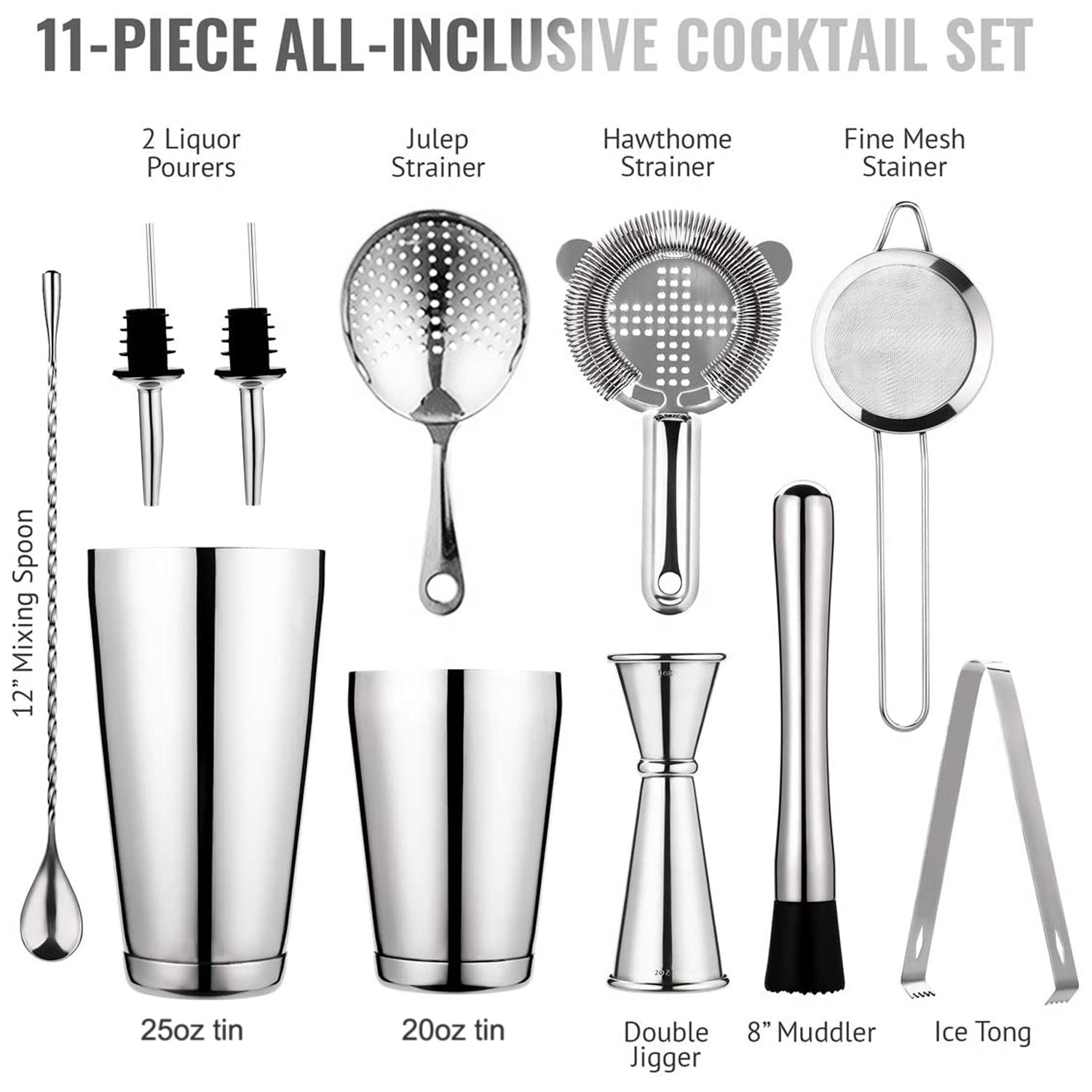 Conjunto de Ferramentas de Bar - Boston Shaker Set avaliação e preço