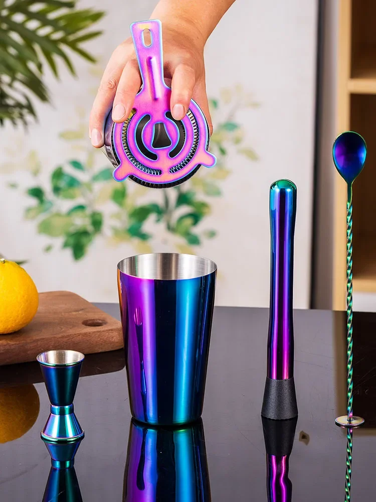 5/7 pçs arco-íris cocktail sha - Boston Shaker Set avaliação e preço
