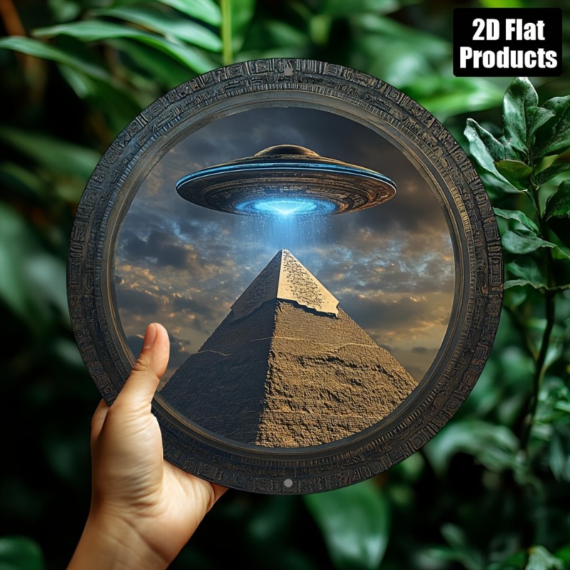 Pirâmide ufo tema redondo alum - Home Bar And Kitchen avaliação e preço