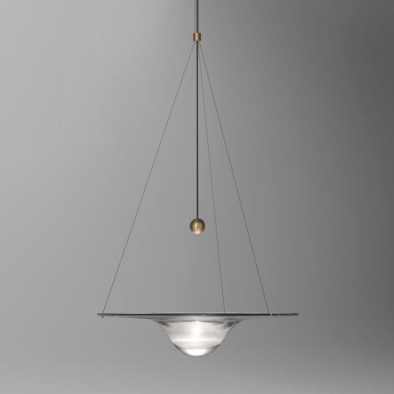 Lustre Minimalista em Forma de - Home Bar And Counter avaliação e preço