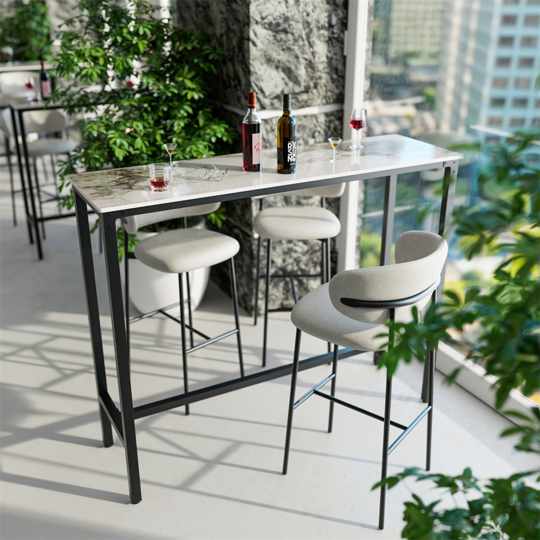 Mesa Alta Preta LUVODI com Tam - Home Bar And Counter avaliação e preço