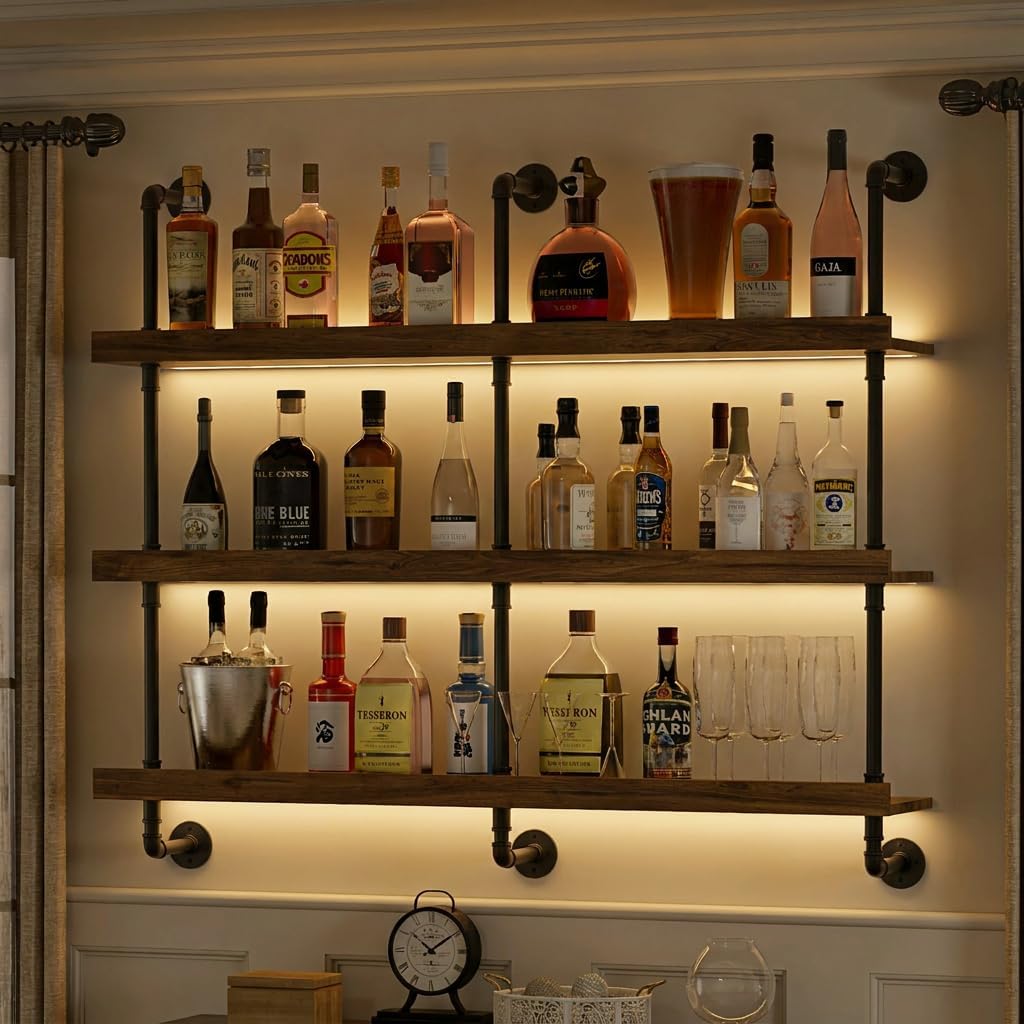 Suporte de parede para garrafa - Home Bar Shelf avaliação e preço