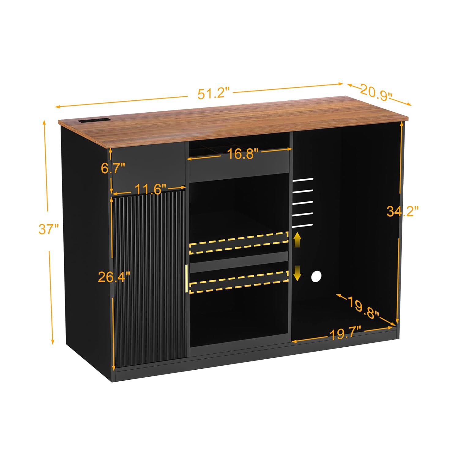 Armário para Lanches com Espaç - Home Bar And Theater avaliação e preço
