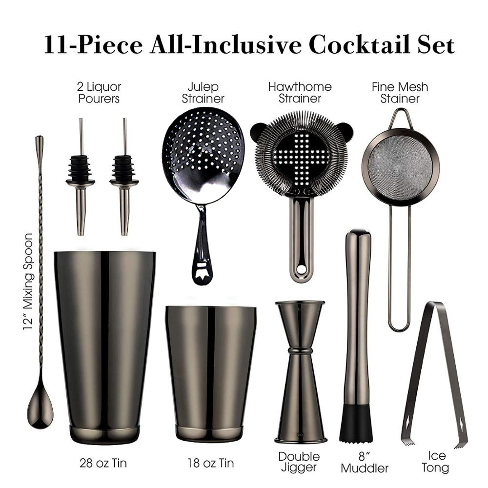 Conjunto de bar cocktail shake - Boston Shaker Set avaliação e preço